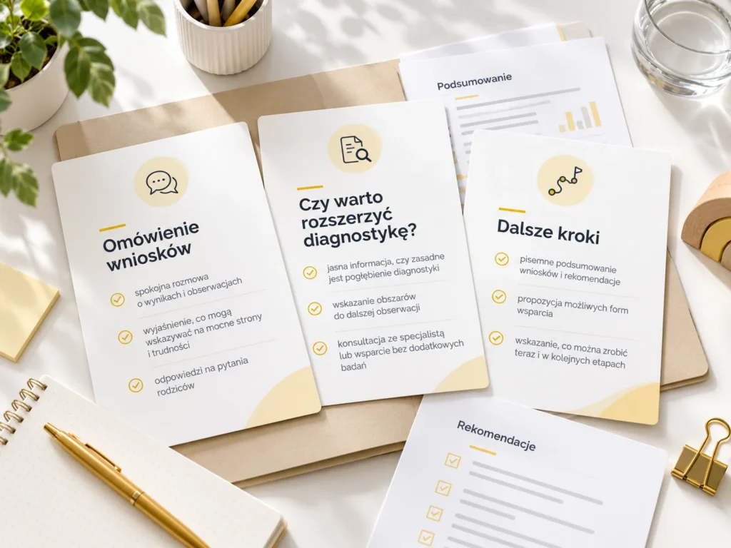 Podsumowanie wstępnej diagnozy ASD w CRMed — wnioski i wskazówki dla rodzica